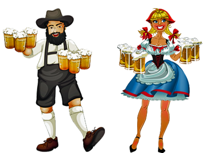 German clothing - man and woman